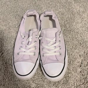 Lilac womens size 8 converse shoreline